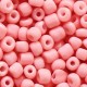 Glasperlen rocailles ± 4mm Living coral pink